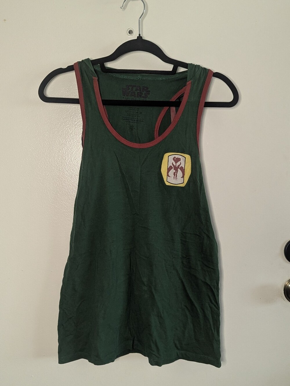 Her Universe Disney Parks Boba Fett Racer Back Tank Top With Hood XL